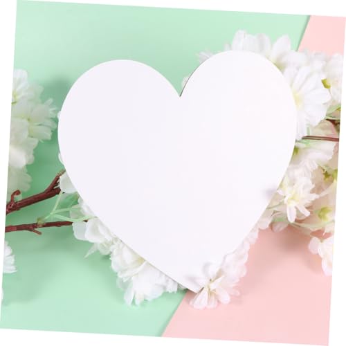 Tablero para pintar óleo y acrílico en forma de corazón con lienzo de algodón de pintor 5