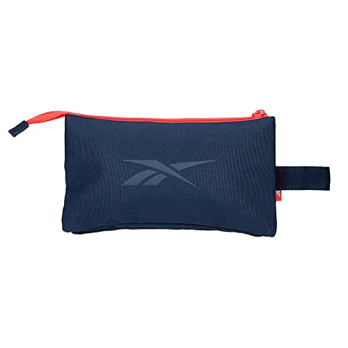 Reebok Lucia Pencil Case, 3 Compartments, Blue, 22 x 12 x 5 cm, Polyester - Image 3