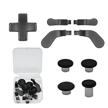 9 in 1 Elite Control Paddles for Xbox Elite 2 Core, D-Pads Replacement for Xbox Elite 2 Core Controller, Thumbsticks for Elite Series 2 Core Controllers, Accessories Parts for Xbox One Elite 2 Black