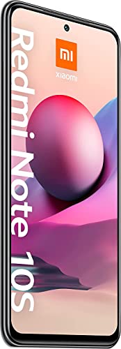 Redmi Note 10S Smartphone RAM 6 Go ROM 128 Go 6,43 '' AMOLED DotDisplay 64MP Appareil photo 33 W Charge rapide MediaTek Helio G95 Prise casque 3,5 mm 5000 mAh (typ) Batterie Gris [Version globale]