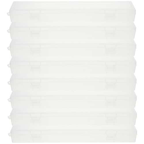 Boîte de rangement portable plastique solide et étui transparent compact - 2