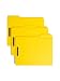 Smead Fastener File Folder, 2 Fasteners, Reinforced 1/3-Cut Tab, Letter Size, Yellow, 50 per Box (12940)