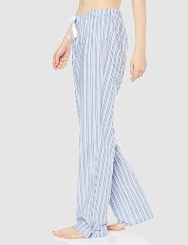 Image of Amazon Essentials Women's Cotton Pajama Pants, Breathable Poplin Sleep Pant with Drawstring Elastic Waist