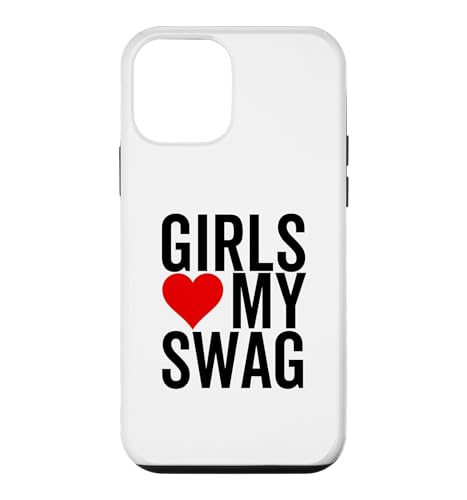 Girls Love My Swag Heart Funny �q�b�v�z�b�v �X�}�z�P�[�X iPhone 12 mini �p