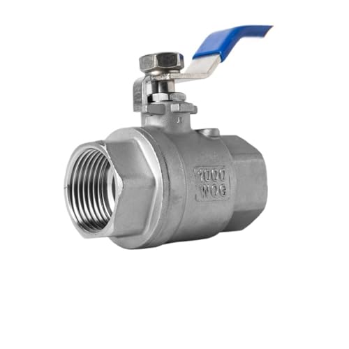 Válvula de bola de acero inoxidable 304 con rosca interna de 1 pulgada DN25 2
