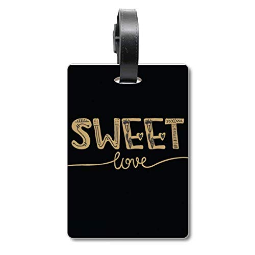 Sac à main Sweet Love Gold avec citation élégante en anglais