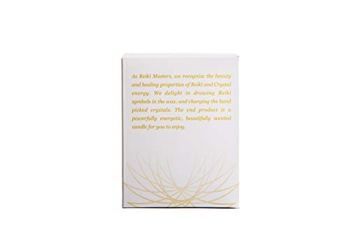 Reiki And Crystal Nag Champa Scented Candle Pure Soy With Crystals In The Jar #TOP3