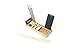 Small Handmade Wooden Desk Organizer 9.8 x 3.9 x 0.8 inches