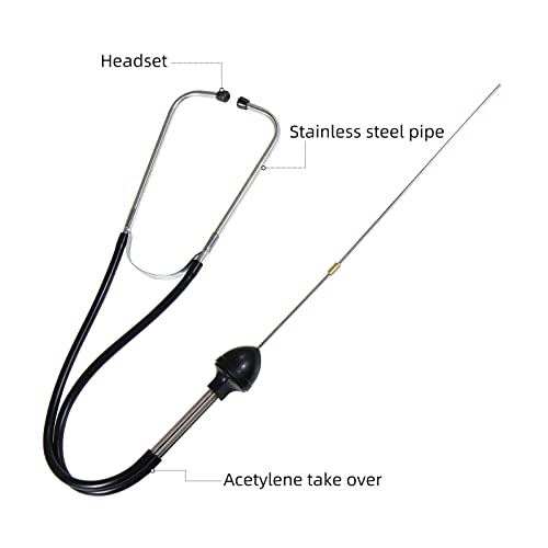 CCLIFE Mechaniker Stethoskop Motor KFZ Maschinen Diagnose Prüfer Tester Werkzeug