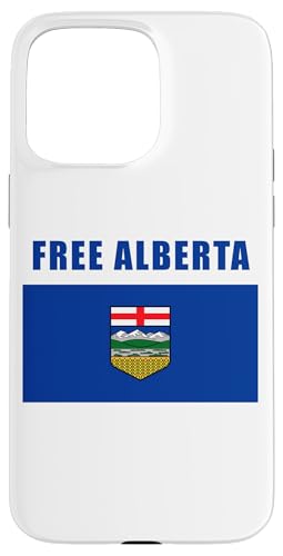 Free Alberta ? Independence from Canada 2026 (White) �X�}�z�P�[�X iPhone 15 Pro Max �p