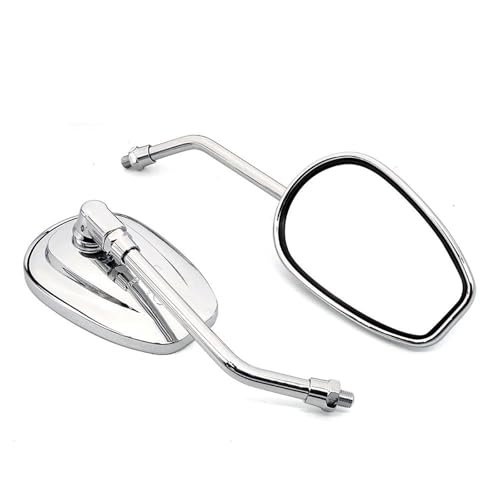 Espejo retrovisor cromado de 10mm antirreflejo para scooter BWS y Vino 4