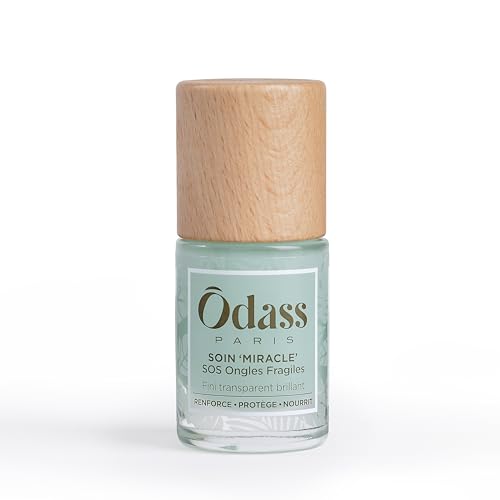 Odass Paris - Soin Ongles Fragiles et Abîmés - Répare les Ongles Cassants et Mous - Fortifie, Hydrate, Nourrit - Vegan -10ml
