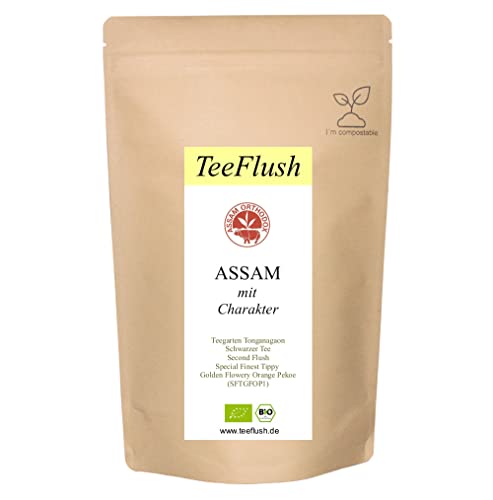 Assam Second Flush, Bio, SFTGFOP1, 2021, Teegarten Tonganagaon, 500g, Schwarztee lose, Geschmack: würzig, malzig mit Honigton Cover