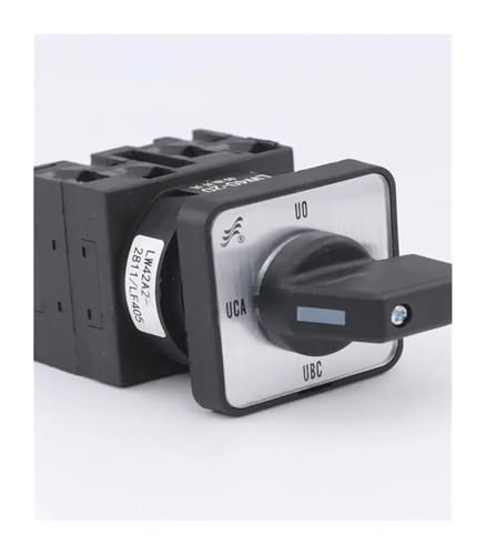 Voltmètre LW42A2-281 de commutation triphasée et détection précise avec interrupteur à came 20A - 5