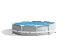 INTEX 26701EH Prism Frame Premium Above Ground Swimming Pool Set: 10ft x 30in – Includes 330 GPH Cartridge Filter Pump – SuperTough Puncture Resistant – Rust Resistant – 1185 Gallon Capacity