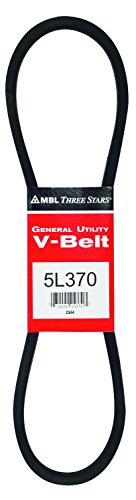 Mbl 5L370 (3370) - Cinghia Trapezoidale Per Cavalli, Sezione 5L, Larghezza 21/32" (3/8" Altezza), Lunghezza 37'', Gomma