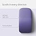Microsoft Surface Arc Bluetooth Mouse, Ultra-Slim and Lightweight, Snaps Flat for Portability, Full Scroll Plane, Compatible with Windows 11, Battery Included – Violet