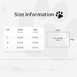 Naispanda Personalisierte Hundedecke Personalisierte Haustierdecke mit Namen, Personalisierte Geschenke für Welpen Hunde und Katzen individuelle Decke Geschenke für Haustierliebhaber