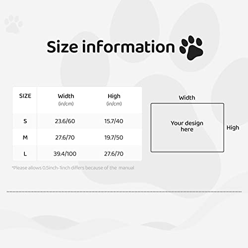 Naispanda Personalisierte Hundedecke Personalisierte Haustierdecke mit Namen, Personalisierte Geschenke für Welpen Hunde und Katzen individuelle Decke Geschenke für Haustierliebhaber