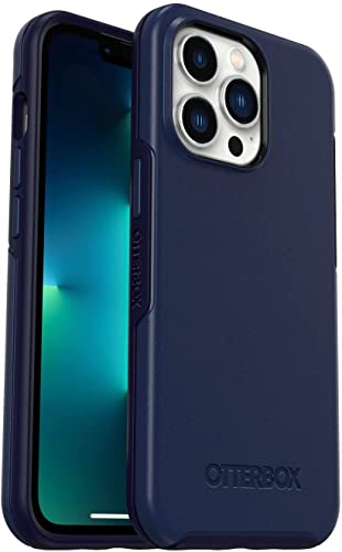 Coque iPhone 13 Pro MagSafe OtterBox Symmetry bleue évite les rayures