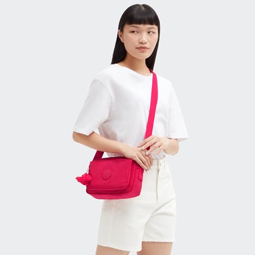 Image of Kipling Women's Abanu Medium Crossbody Bag, Lightweight, Adjustable Waist Pack with Multi-Compartment Zip Pockets