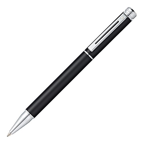 Stylo bille Sheaffer 200 noir métallisé, prestige A. T. Cross