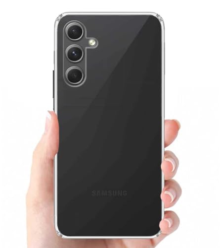 Image of Dashmesh Shopping Transparent Back Case Cover for Samsung Galaxy A54 5G (Soft Silicone & Flexible & Camera Protection Back Case)