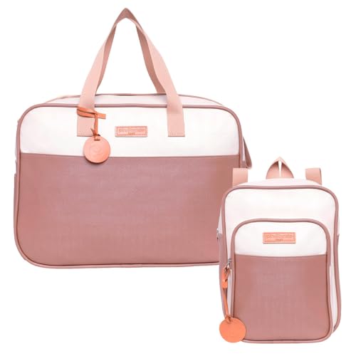 Combo com Bolsa Grande e Mochila PirulitandoM Petit Caramelo