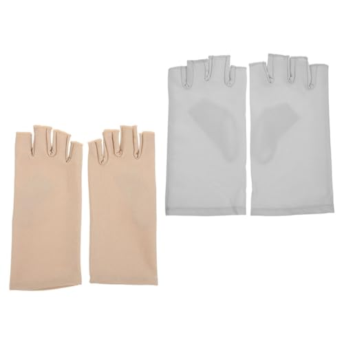 FOMIYES Fingerless Gloves for Women Uv Protection Cycling Gloves Breathable Anti-Slip for Outdoor Bike Riding