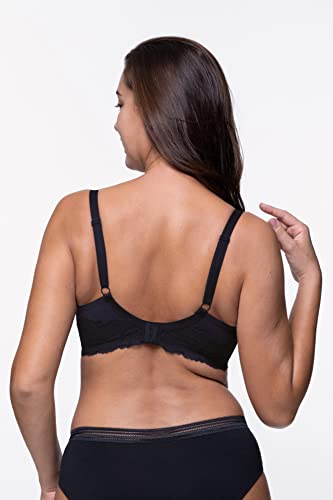 Dorina D17165A-V00 Curve Adele Women’S Full Coverage Cup Light Padded Underwire T Shirt Demi Bra For Women Everyday Plus Sizes C To G Cups thumb #4