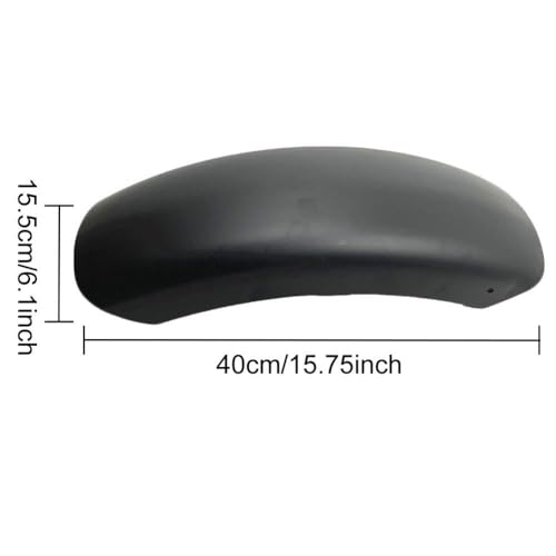 Garde-boue arrière moto rétro métal chopper mudflap - 3