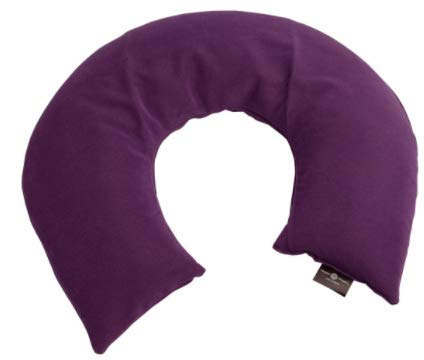Hugger Mugger Peachskin Neck Wrap - Amethyst - Verwenden Sie beheiztes oder gekühltes Gewicht, natürliche Kräuterfüllung, entspannender Duft, weicher Stoff Cover
