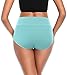 ASIMOON High Waisted Underwear for Women Cotton Postpartum Underwear C Section Briefs Soft Breathbale Ladies Panties L
