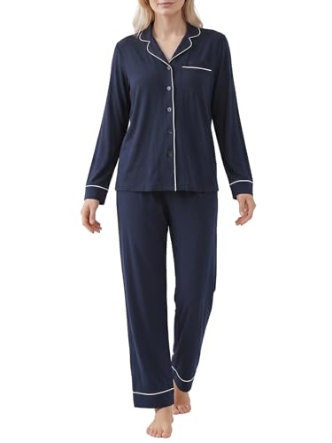 Image of Women's Petite Cotton Pajama Set Petite Length Pjs
