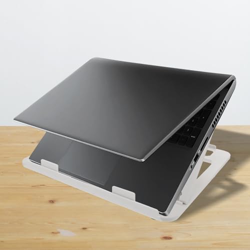 Soporte plegable para laptop POPETPOP blanco miniatura 5