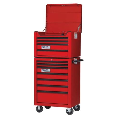 Williams W26RC7BL 26-Inch 7 Drawer Roll Cabinet, Blue