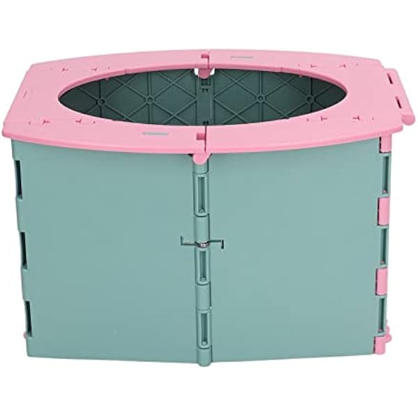 Pottler Nocnik Portable Easy Training Baby Bbé Szukam Podróży Obozowych PP PP Materiał na Duże Odległości (zielony różowy)