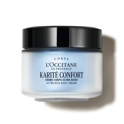 L'OCCITANE - Crema ultra ricca corpo Karité Confort - 200 ml - Pelle secca e sensibile - Prodotto in Francia
