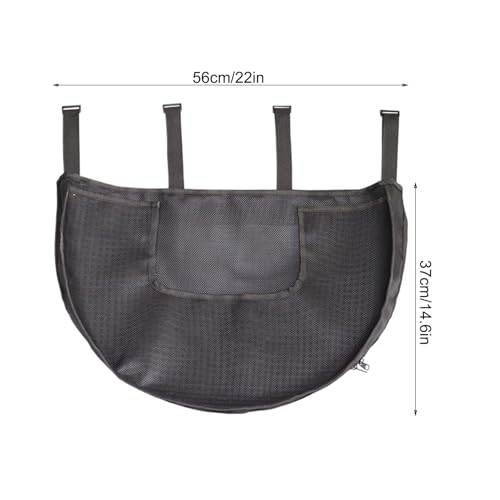 Bolsa de malla para juguetes de baño infantil en esquina de pared interior 6