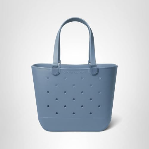 Simple Modern Waterproof Rubber Beach Bag | Extra Large | Blue — view 7