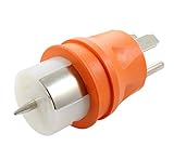 AC WORKS Generator to Transfer Switch 50Amp Inlet Box Adapter (NEMA 14-50 50Amp Plug to CS6364 Compact)