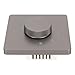 CHICIRIS 50W Volume Control 5 Gears Tuning Knob Controller Lossless Sound Quality for Home Speakers Convenient and Quick 2 Screws Included for Easy Wiring (Grey)