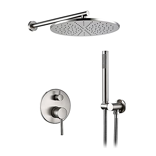 Mitigeur douche encastrable anti-traces et ciel de pluie anticalcaire