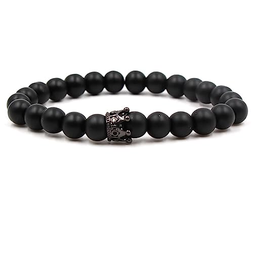Bracelet en pierre naturelle élastique 19 cm, fini les fermoirs cassés