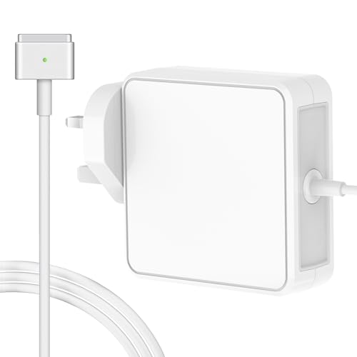 Mac Book Air Charger UK, Replacement AC 45W T-tip Connector Power Adapter Laptop Charger Compatible with MacBook Air 11 inch and 13 inch (Mid-2012~2017), Models A1466 A1465 etc