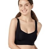 スロギー ベーシック 2 ハーフトップ 10202275 ノンワイヤー ブラジャー パッド付き 完全無縫製 軽量 ひびきにくい ホック無し M M014(ブラック系)