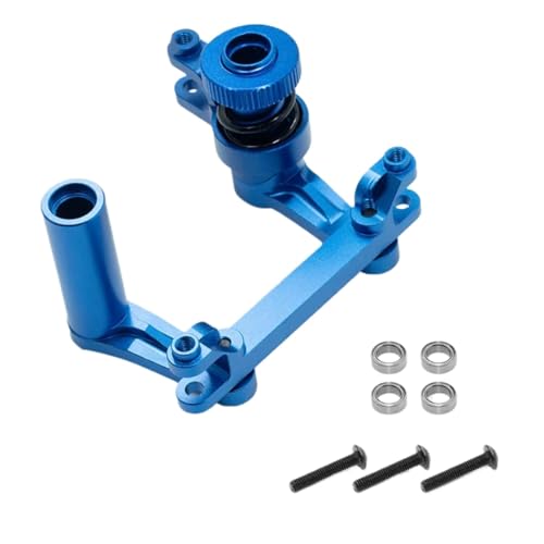 Accessoires RC Traxxas E-MAXX T-MAXX 1/10 manivelles de direction en métal servo saver bleu 4945