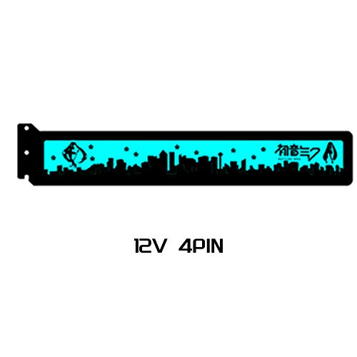 Grafikhalterung GPU-Halterung A-Rgbl Halter horizontal 280 * 45 * 6Mm 12V 4Pin 5V 3Pin Grafikkarte    Wasserkühler Mod-12V_4Pin_with_