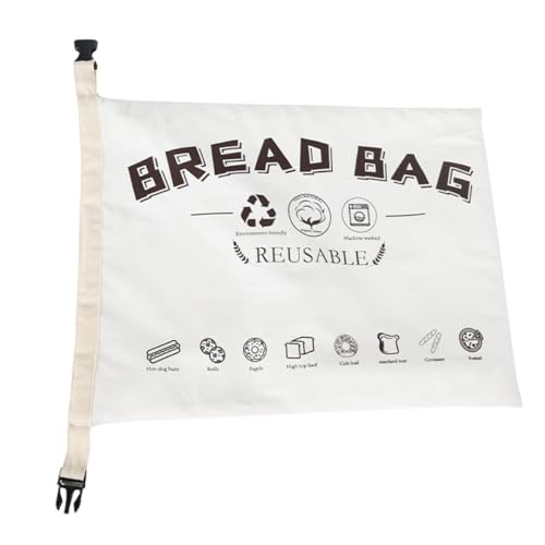 Bolsa de algodón reusable POPETPOP con hebilla de liberación para pan 2