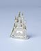 Lenox Ornament, 2025 Cinderella Castle Silverplate Ornament, Silverplated Stainless Steel Material with Gold Accents, Gold Hanging Cord, Christmas Decoration, Tree Decor, Christmas Ornaments (1 Piece)
